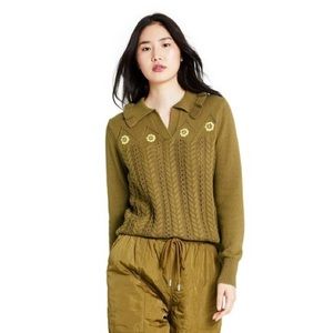 Sandy Liang x Target Floral Embroidered Sweater